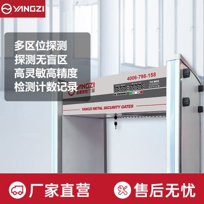 室外防水智能安检门YZ-M09